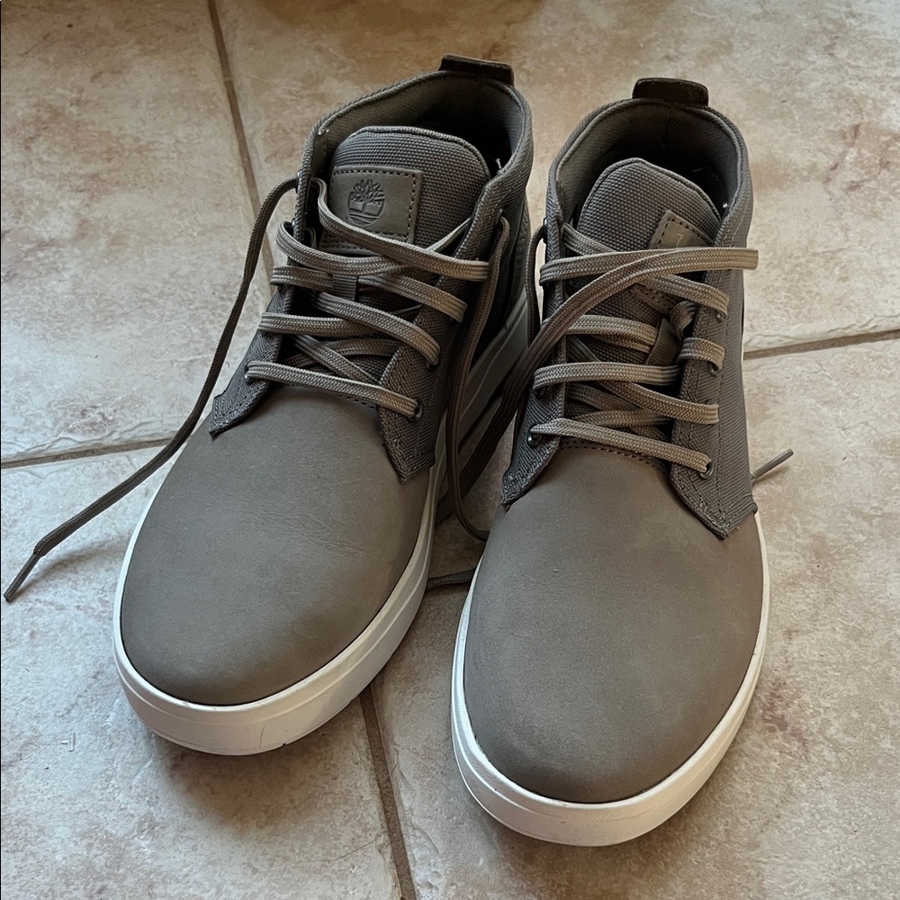 Timberland Men's Gray High-Top Sneakers boot